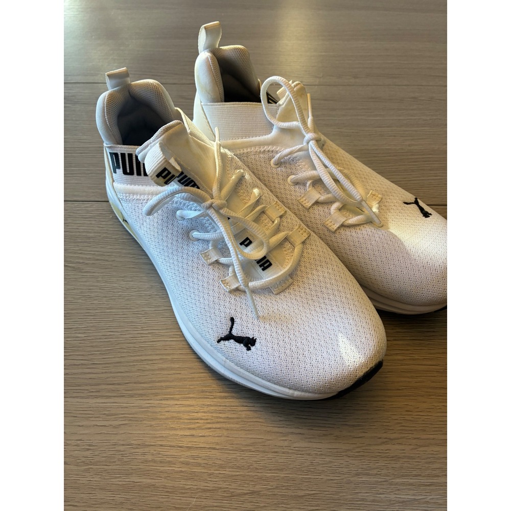 Puma Softride Sophia Eco Womens Running Shoes White Black 195106-07 Size 10